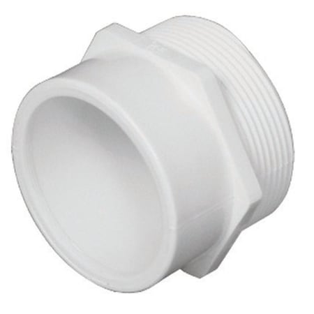 Charlotte Pipe And Foundry Charlotte Pipe Schedule 40 1-1/2 in. Spigot X 1-1/4 in. D MIP PVC Pipe Adapter 1 pk PVC001030600